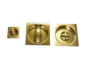 Maniglia Incasso Quadra Porta Scorrevole modello K302N01T d.53x53/48 con Nottolino+Serratura E50 varie finiture | Comit - immagine 6